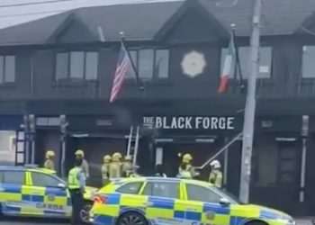 Flames rip through Conor McGregor’s pub in shocking footage – as firefighters rush to tackle blaze
