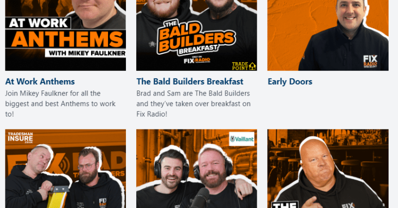Radio station Fix builds profitable community for UK builders