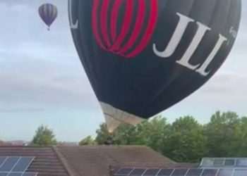 Moment hot air balloon crashes into Bristol primary school on first day of one of the world’s biggest festivals