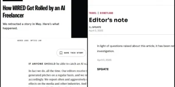 Wired says ‘AI-written’ story did not have ‘proper fact-check process’