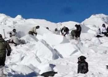 Avalogue in Siachen Glacier, 3 jawans of army, rescue operations