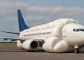 Bizarre crash-proof plane idea revealed that wraps aircraft in giant AIRBAGS Bizarre crash-proof plane idea revealed that wraps aircraft in giant AIRBAGS