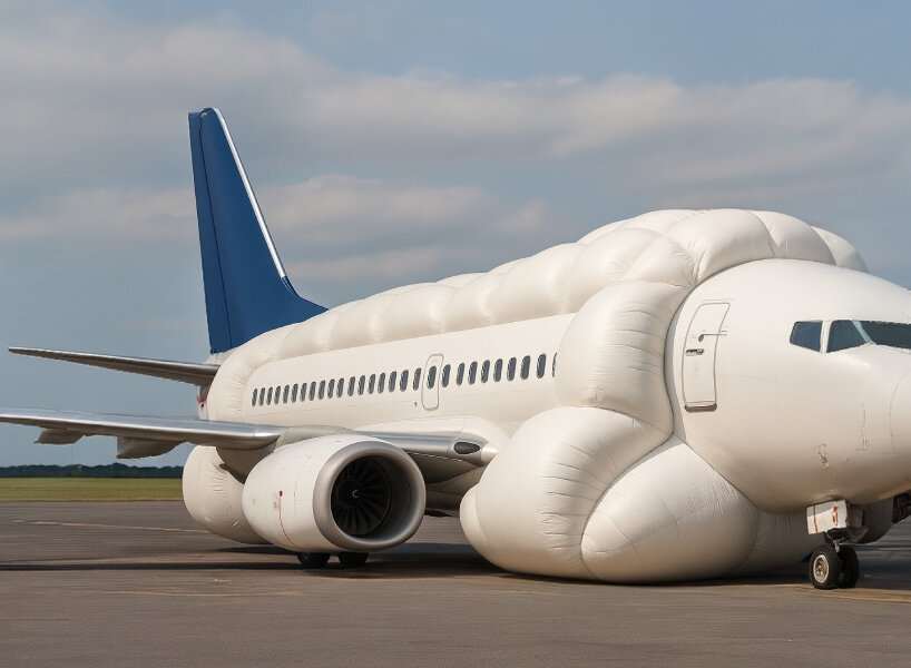 Bizarre crash-proof plane idea revealed that wraps aircraft in giant AIRBAGS