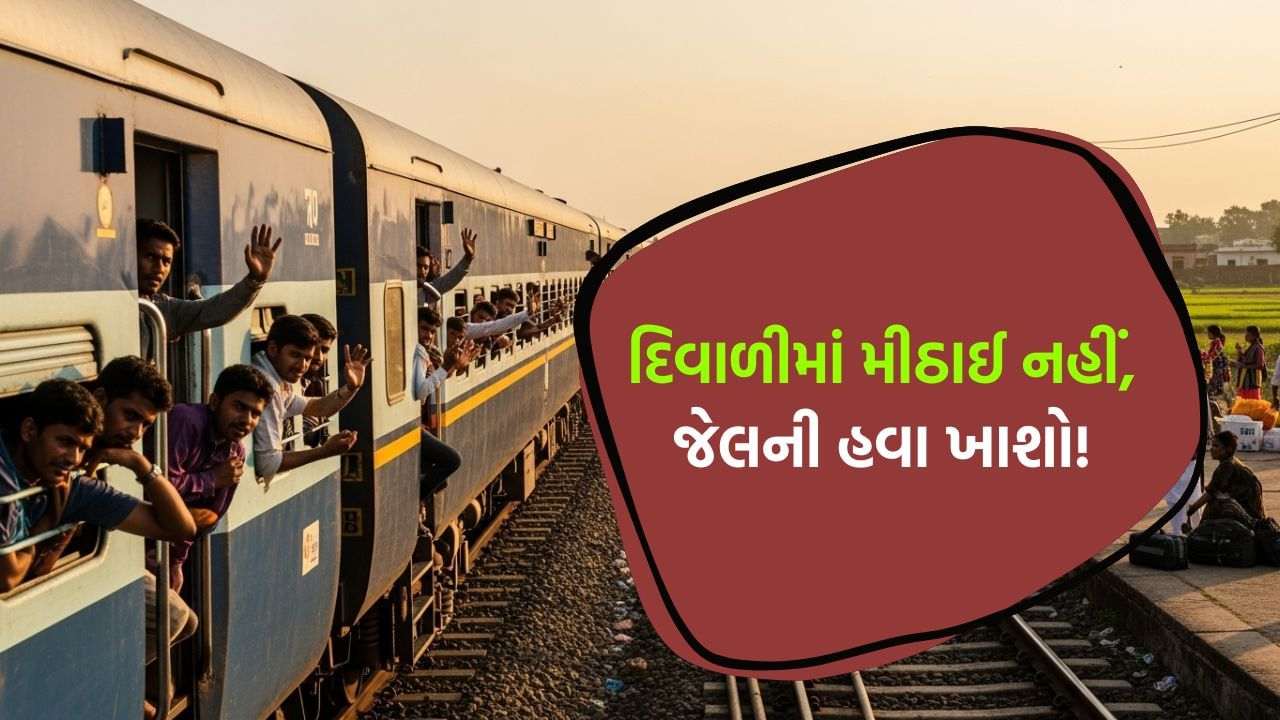 Going home on Diwali? Even in the train, these 7 do not work, the festive dessert will not be found but the prison bread will have to be eaten!