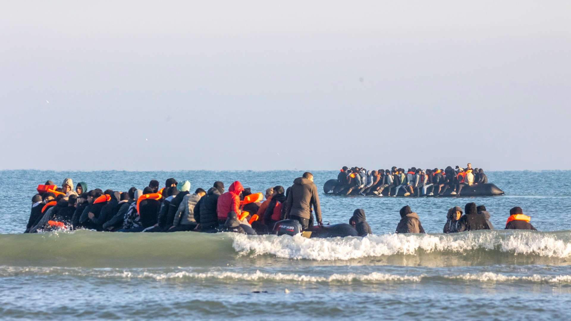 Two women die trying to cross Channel from France ‘on overcrowded boat’ with 60 migrants rescued