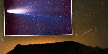 Orionids meteor shower with 25 fireballs an HOUR from Halley’s Comet ‘that only visits every 75 years’ visible tonight