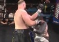 Anthony Joshua’s former opponent leaves rival collapsed in heap in ring with brutal KO on return to boxing