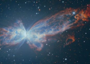 Stunning cosmic butterfly with glowing ‘wings’ snapped up to 3,800 light-years away