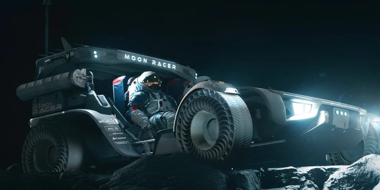 Stunning space cars including early look at hi-tech Moon van being built for lunar colonists & rugged Mars buggy