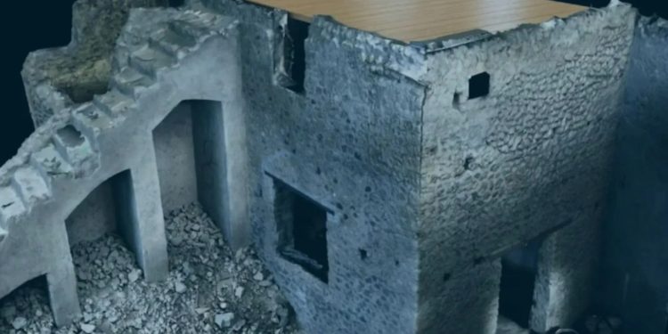 Forgotten staircase found that leads to ‘lost Pompeii’ where city’s top elites partied in plush towers