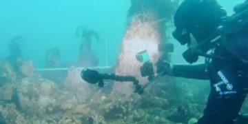 Huge 7000-year-old undersea wall found in sunken stone age city which ‘inspired Atlantis myth’