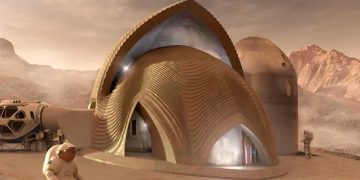 The stunning SPACE homes printed by swarms of ‘miner robot’ builders for Mars colonists living in vast ‘tunnel cities’ The stunning SPACE homes printed by swarms of ‘miner robot’ builders for Mars colonists living in vast ‘tunnel cities’