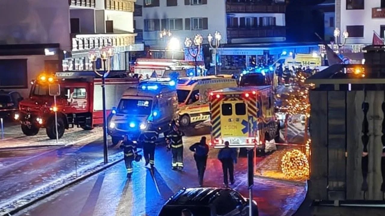 Breaking News: Blast in bar in Switzerland, many dead, explosion in the midst of New Year celebrations