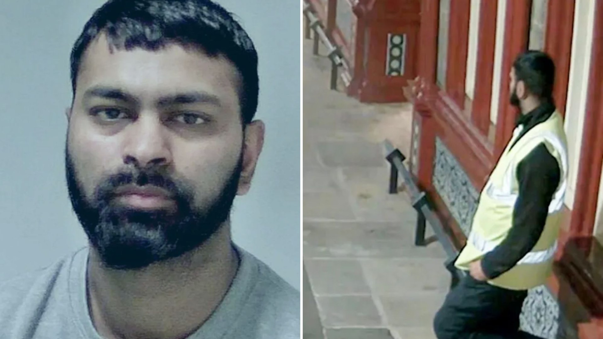 Chilling footage shows railway station guard coolly getting back to work after sex attack on girl, 14, in office