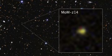 Furthest galaxy EVER spotted is seen in ‘time travel’ image from just 280 million years after Big Bang, Nasa reveals Furthest galaxy EVER spotted is seen in ‘time travel’ image from just 280 million years after Big Bang, Nasa reveals