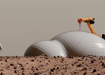 Origami-style Mars base that deploys ‘with one pull of a string’ with NO tools could house humans visiting red planet