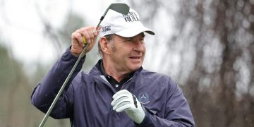 Sir Nick Faldo, 68, returns home after open-heart surgery as golf legend reveals health battle