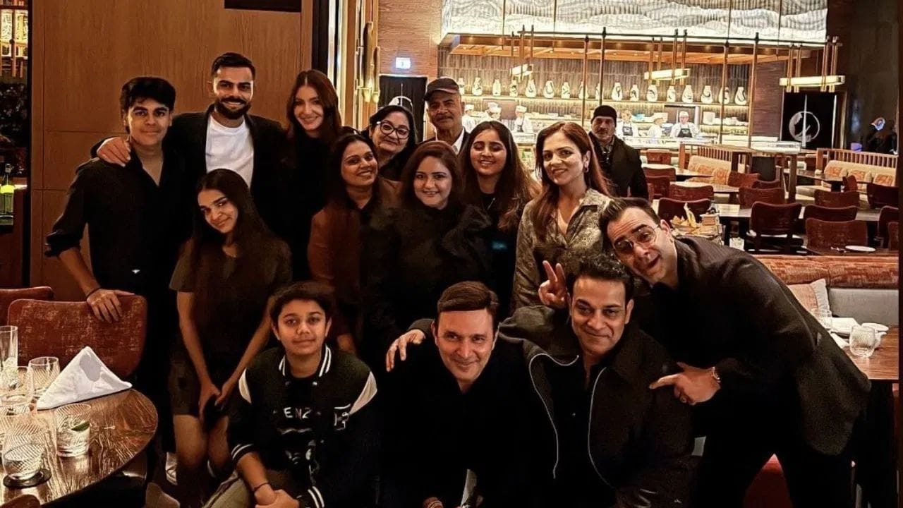 Virat Anushka New Year : Neither in India nor in London… Virat and Anushka celebrated New Year with their family here, see photos