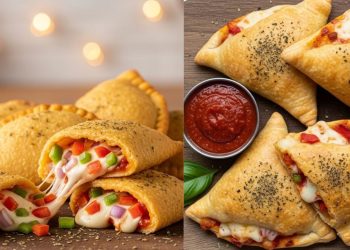 Make Crispy Bread Pizza Pockets in just 10 minutes; Children will be happy!