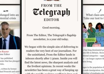 Daily newsletter is Telegraph’s ‘biggest source of subscribers’ one year after launch Daily newsletter is Telegraph’s ‘biggest source of subscribers’ one year after launch