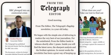 Daily newsletter is Telegraph’s ‘biggest source of subscribers’ one year after launch