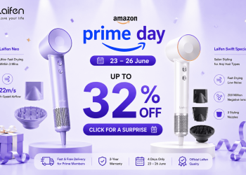 Prime Day Arrives: Laifen Offers Discounts on Swift Special and Neo High-Speed Hair Dryers