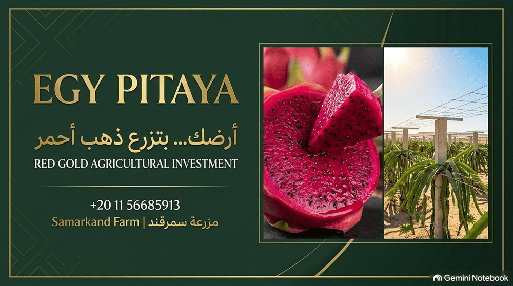 EGY PITAYA UNVEILS SMART AGRICULTURAL INVESTMENT PLATFORM FOR PREMIUM DRAGON FRUIT CULTIVATION AND EXPORT IN EGYPT