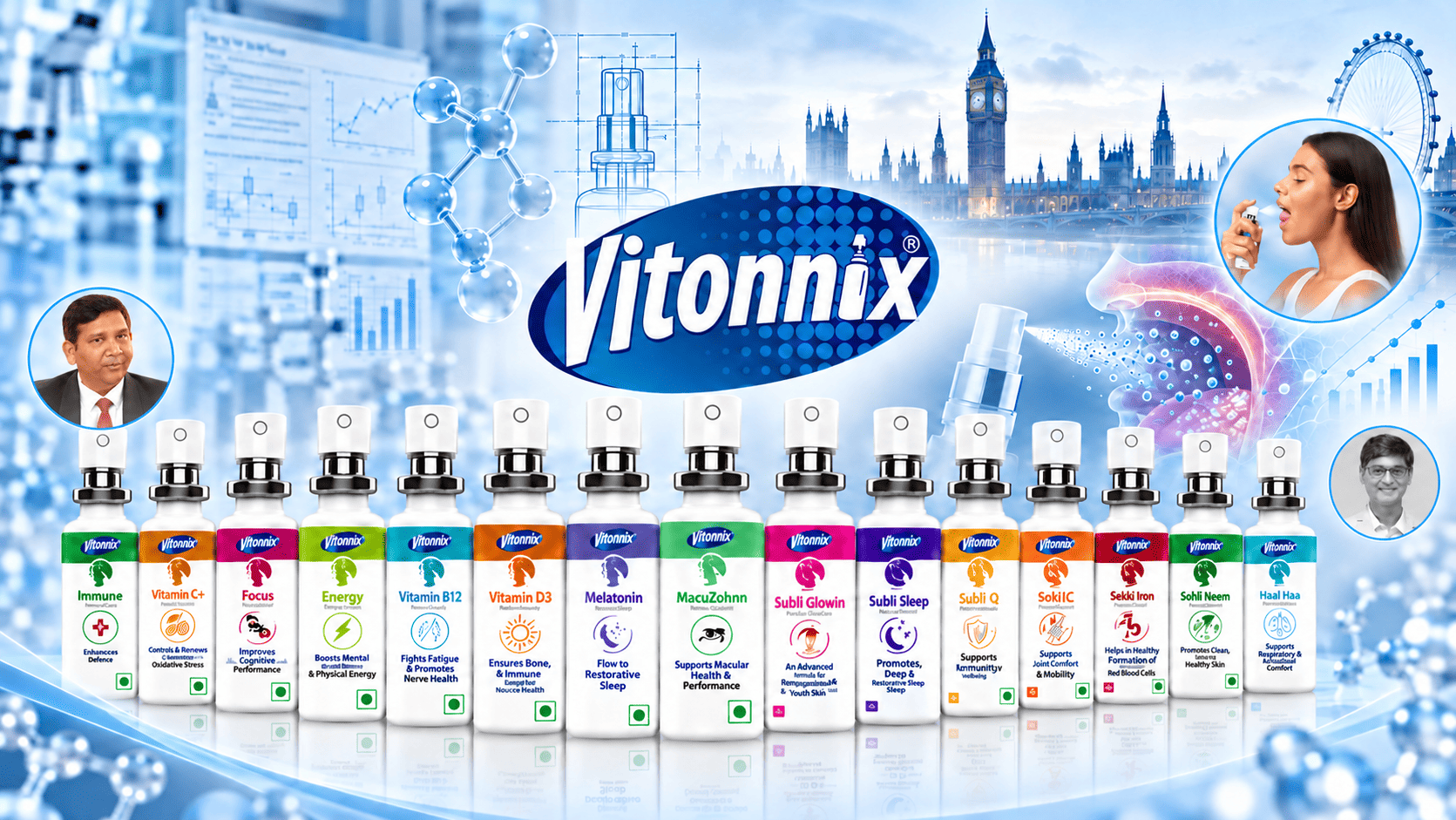 Vitonnix combines UK clinical roots, Indian scientific and manufacturing scale, and institutional backing from Inflection Point Ventures.