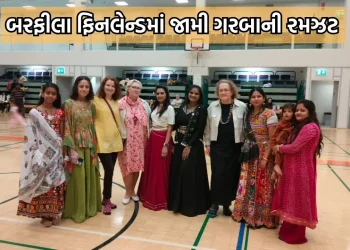 Navratri celebrations in Rovaniemi and Oulu in Finland, foreign nationals including Gujaratis flocked to the tune of garba. Navratri celebrations in Rovaniemi and Oulu in Finland, foreign nationals including Gujaratis flocked to the tune of garba.